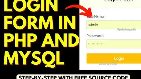 Learn to create a Full working, simple CMS  with login and registration using PHP 2025!
