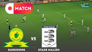 Mamelodi Sundowns Vs Stade Malien  Chdanions League 2025 Simulation  Efootball Pes 21 Gameplay