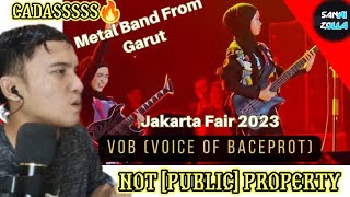Voice of Baceprot Opening Not Public Property Live Jakarta Fair 2023 - Reaction Sanni Zolla channel