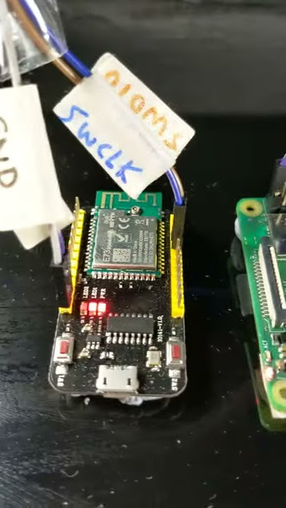 RaspberryPi 4 connected to EBYTE E73-TBB with Nordic #nRF52