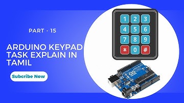 EDUCAH15 Keypad Task Explained in Tamil Matrix Keypad Working and Application for Beginners