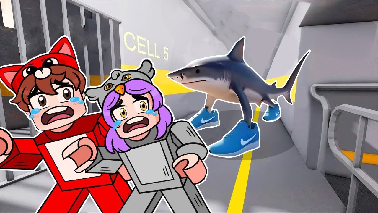 ¡ESCAPANDO De La PRISION De TRALALERO TRALALA en Roblox!🦈👟😱 Barry´s Prison Run