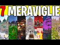 LE 7 MERAVIGLIE del MONDO di MINECRAFT