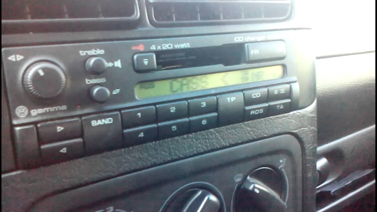 Radio VW Gamma Golf III YouTube