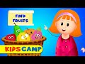 Treasure Hunt Learning Fruits with Elly | Learning Videos by Kidscamp