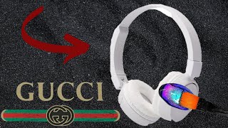 delikatesse øjeblikkelig ensidigt Custom Gucci Headphones!🎧! - YouTube