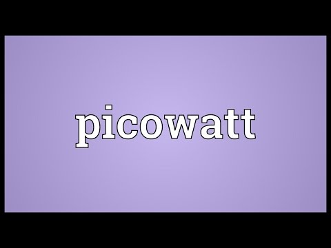 Header of picowatt