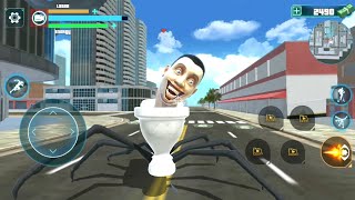 Skibidi Toilet Rope Hero Vice Town screenshot 4