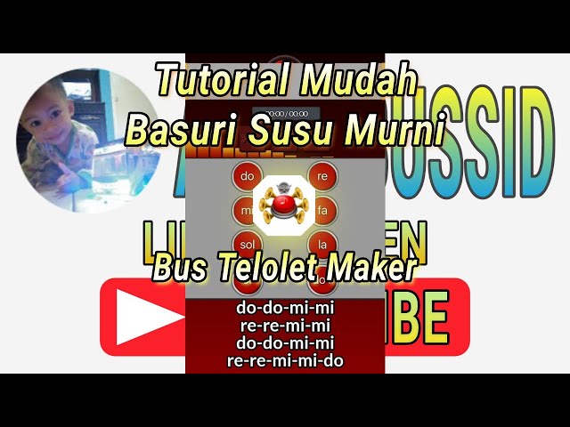 Tutorial Telolet Basuri no.4 Susu Murni - Bus Telolet Maker #bussid #telolet class=