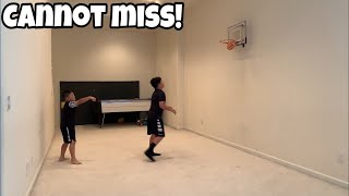 8 YEAR OLD CANNOT MISS! || Mini Basketball Hoop 1v1 screenshot 1