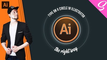 How to type on a circle in Illustrator USEFUL FUNCTION - Type On A Path Illustrator ((BONUS VIDEO))