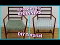 DIY CHAIR REUPHOLSTERY | UPHOLSTERY FOR BEGINNERS CHAIR | DIY UPHOLSTERY | FaceliftInteriors