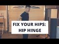 Hip pain relief with this self test - fix your hip hinge!
