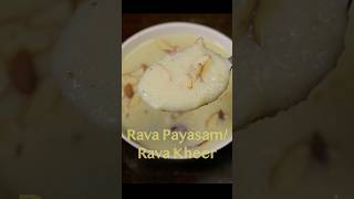 Rava Kheerrava Payasam For Diwali