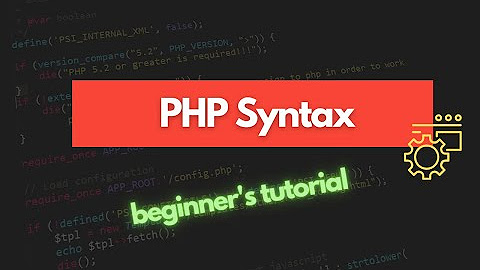 PHP Tutorial for Beginners - YouTube