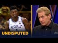 Skip Bayless: It's too soon to put Zion Williamson in the LeBron or KD category | CBB | UNDISPUTED