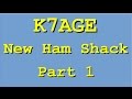 New Ham Shack Part 1, Setting up the shack New Ham Shack Part 1, Setting up the shack