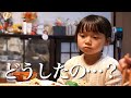 ひな祭りのご飯を食べている長女に異変が！？どうしたの…？？