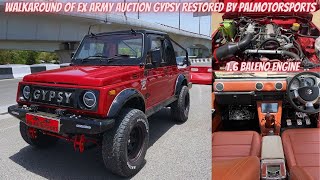 WALKAROUND OF MODIFIED EX ARMY AUCTION GYPSY BY PALMOTORSPORTS by Carophile 12,036 views 10 months ago 5 minutes, 40 seconds