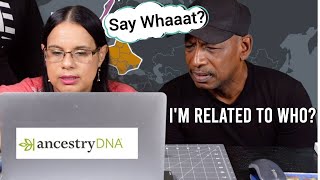 Husband Does AncestryDNA | FINDS OUT HE'S RELATED TO WIFE | ETHNICITY RESULTS