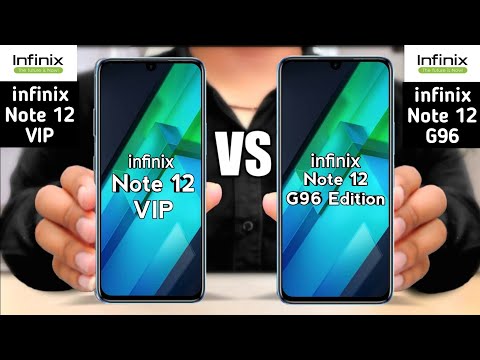 infinix Note 12 VIP vs infinix Note 12 G96 Edition