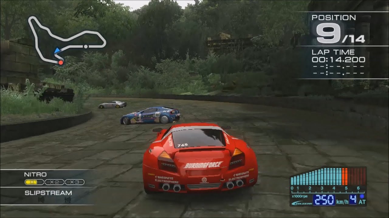 Ridge Racer 7 UFRA SINGLE EVENT FULL GRID 01 with Bayonet [Control veiw ...