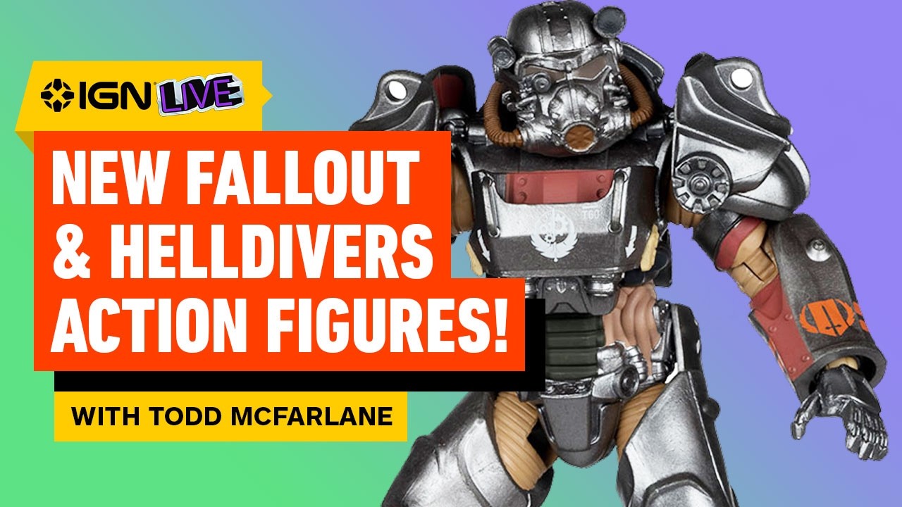 New Fallout & Helldivers 2 Figures Revealed by Todd McFarlane
