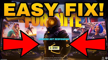 Why Is Fortnite Servers Down? (How To Fix Fortnite Update Servers Down Not Responding FIX)