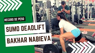 SUMO DEADLIFT ( LEVANTAMENTO TERRA SUMO ) BAKHAR NABIEVA #shorts