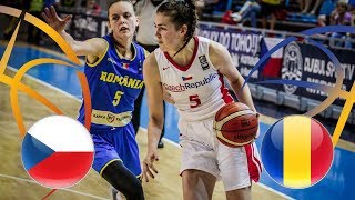 Czech Republic v Romania - Full Game - Semi-Finals - FIBA U20 Women's European Championship