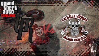 GTA Online || URMC vs Valhalla Vikings MC/HighwayMen MC [VVMC/HWMC] || "The Five" #TakeAnL