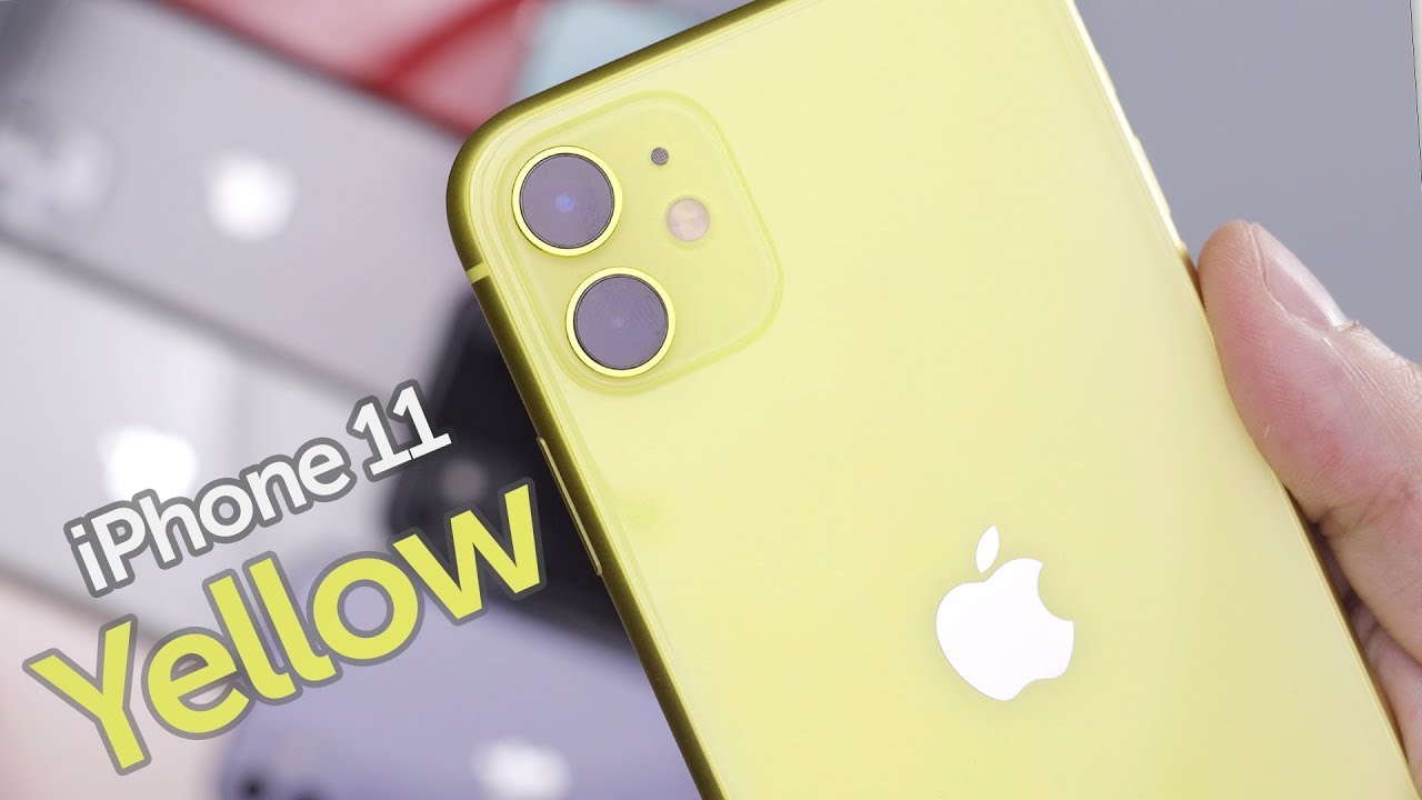 Yellow Iphone 11 Unboxing First Impressions Youtube