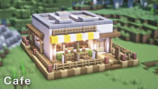Minecraft | How to Build a Modern Cafe
