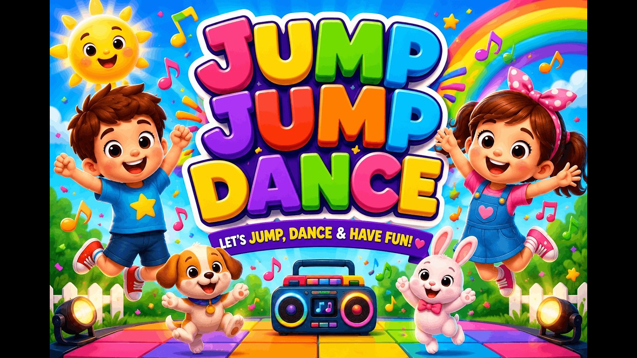 Jump Jump Dance! 🕺💃 | Fun Kids Dance Song | Nursery Rhymes