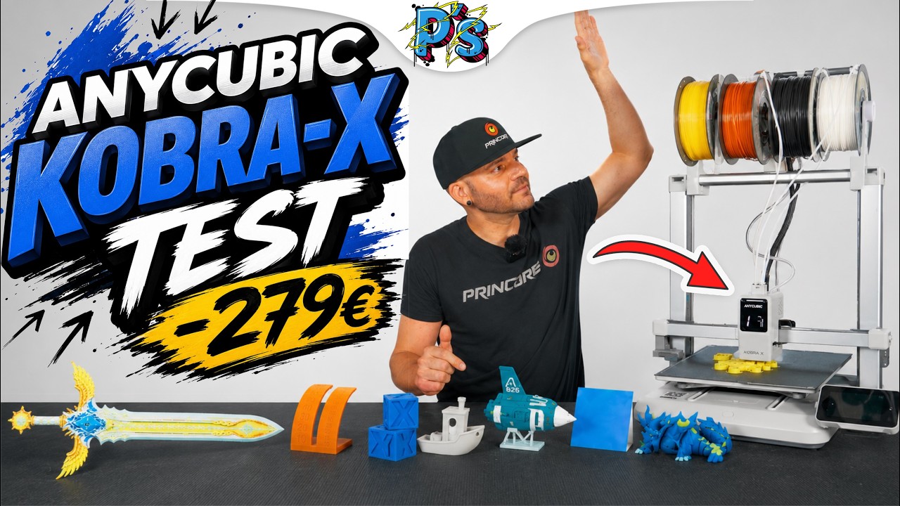 ANYCUBIC KOBRA-X - XXL Test - Drucker für 279€