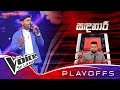 Tharindu Sathsara | Sanda Nari (සඳ නාරි) |  Playoffs | The Voice Sri Lanka