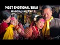 Most emotional bidai  nepali wedding saddest part shronejagurung3687