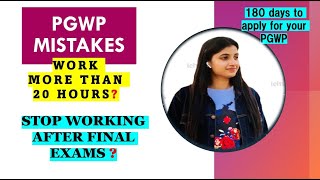 Eligibility to work after Final Exam | Mistakes Students Should Avoid | Hindi | Flag poling | Canada