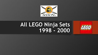 All Lego Ninja Sets 1998 - 2000 Building Brick Sets