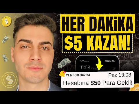 SADECE VİDEO İZLEYEREK HER DAKİKA $5 PARA KAZAN! 💰 - Basit Şekilde İnternetten Para Kazanma Yolları