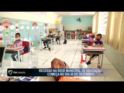 Recesso na rede municipal de educação começa no dia 20 de dezembro