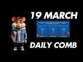 HAMSTER KOMBAT DEV DAILY COMB 19 MARCH|19 MARCH HAMSTER KOMBAT DAILY COMB