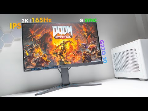 A Great 2K 165Hz IPS Gaming Monitor Under 25,000/- Lenovo G27Q-20 Monitor Review