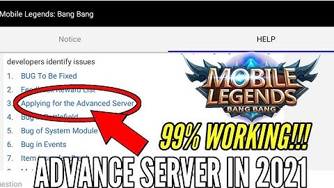 Mobile Legends Advance Server 2021 | How to Access Advance Server???