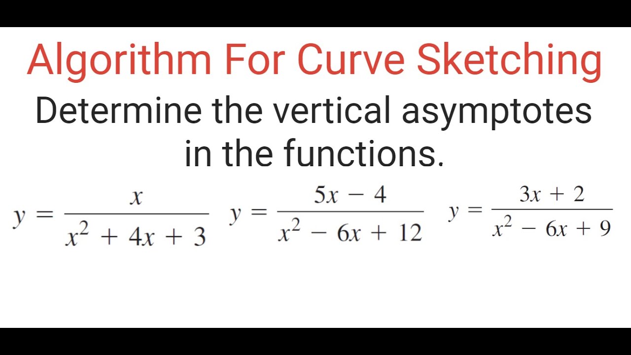 Finding Vertical Asymptotes In Rational Functions