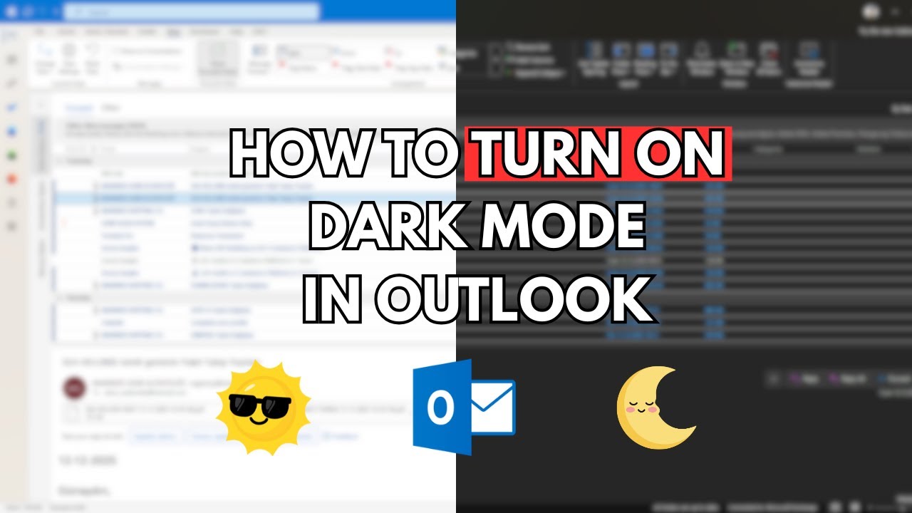Как включить темный режим в Microsoft Outlook