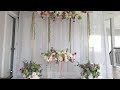 DIY - Bridal Shower Backdrop Diy- Swing Backdrop PVC pipe Backdrop