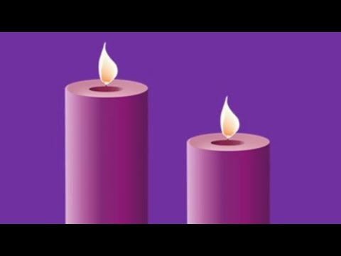 Oración para encender la 2a vela de la Corona de Adviento - YouTube