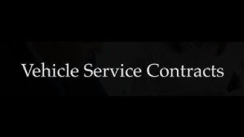 Extended Service Contract