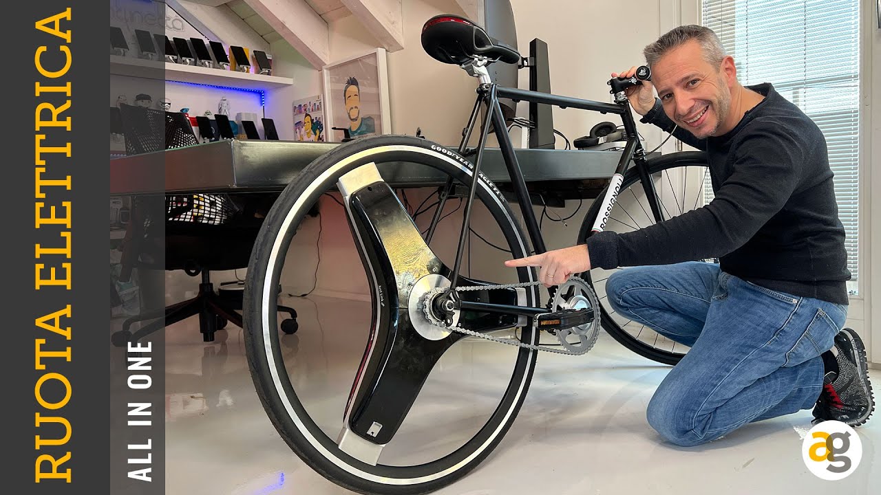 Ruota elettrica da 20 con mozzo motore per bici elettriche, kit di co